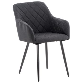 Clp Set De 2 Butacas De Salón Sugar Tela Gris 66x66x98 Cm con Ofertas en  Carrefour