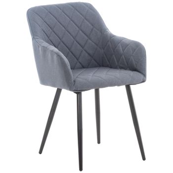 Pack De 4 Sillas Comedor, Salón Sweden En Terciopelo Gris Claro Patas Color  Madera con Ofertas en Carrefour