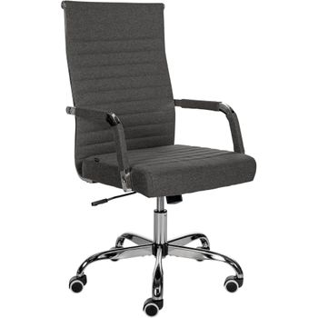 Clp Silla De Oficina Amadora En Polipiel O Tela Gris Oscuro 63x51x98 Cm