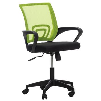 Clp Silla De Oficina Auburn Con Funda De Malla Microfibra Verde 50x62x84 Cm