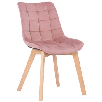 Silla Vint Terciopelo De Terciopelo 74*41.50*43 Cm - Rosa con Ofertas en  Carrefour