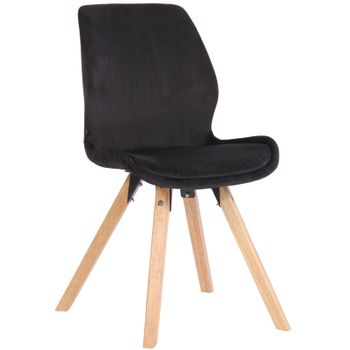 Pack De 4 Sillas Comedor, Salón Sweden En Terciopelo Gris Oscuro Patas  Color Madera con Ofertas en Carrefour