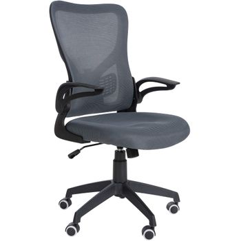 Clp Silla De Oficina Hudson Tela Gris 61x54x Cm