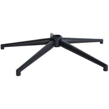 Clp Base Cross Square Para Silla De Oficina Negro Metal Negro 65x65x12 Cm