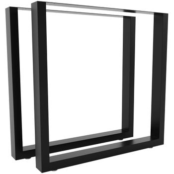 Clp Patas Para Mesas De Centro Velden Metal Negro 40x40x43 Cm