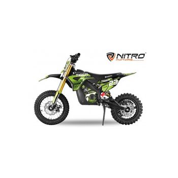 Nitro Motors 1173075-v Eco Tiger Deluxe 1100w 36v 10ah Litio 12/10 : Color - Verde