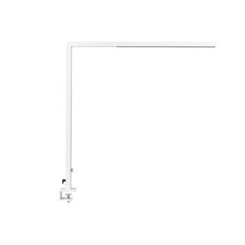 Lámpara De Mesa Led De Metal Blanco 120 Cm Abrazadera Moderno Escritorio Volans - Blanco