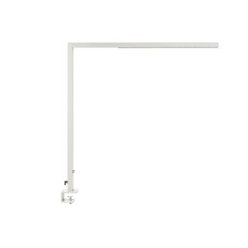 Lámpara De Mesa Led De Metal Plateado 120 Cm Abrazadera Escritorio Volans - Plateado