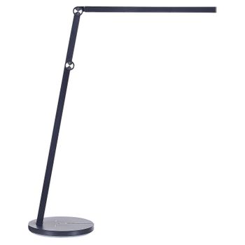 Lámpara De Mesa Led Negra 48 Cm Material Sintético Interruptor Táctil Dorado - Negro