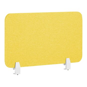 Panel Separador Amarillo Mostaza 72 X 40 Cm Poliéster Pet Pantalla Acústica Oficina Wally - Amarillo