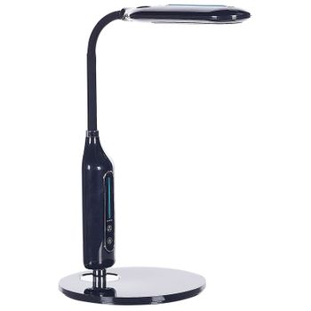 Lámpara De Oficina Led Negra 38 Cm Material Sintético Brazo Ajustable Cygnus - Negro