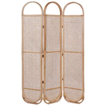 Biombo De 6 Paneles De Madera Maciza De Paulownia 210x165 Cm Vidaxl con  Ofertas en Carrefour