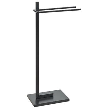 Toallero de mueble lateral sin taladros 29 cm negro – En Tu Casa