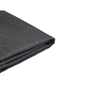 Funda Extraíble Negra Para Cama 140 X 200 Cm Fitou - Negro