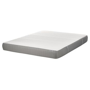 Colchón De Espuma Viscoelástica Firme Duro Con Funda Extraíble De Poliéster Con Cremallera Accesorios De Dormitorio Blanco 160 X 200 Cm Cheer - Blanco