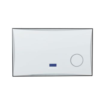 Espejo De Baño Moderno Led Rectangular Con Altavoz Bluetooth Con Espejo De Aumento 100 X 60 Cm Plateado Onlay - Plateado