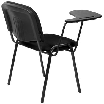 Clp Silla Ken Xl Con Mesa Plegable Tela Negro 71x53x81 Cm