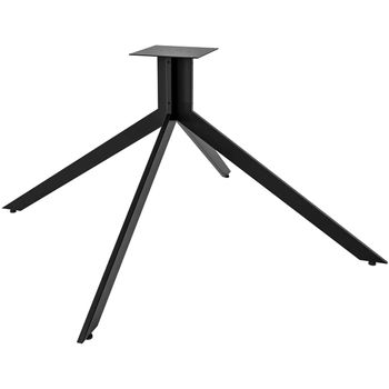 Clp Patas De Mesa Ladera Metal Negro 60x117x72 Cm