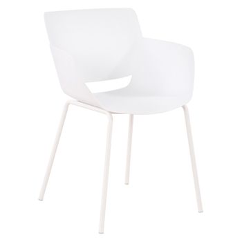 Clp Silla Alpena Plástico Blanco 54x58x80 Cm