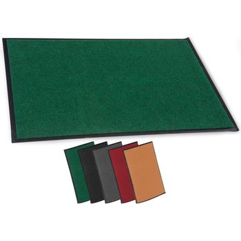 Clp Alfombra Antideslizante Tela Verde 40x60x2 Cm