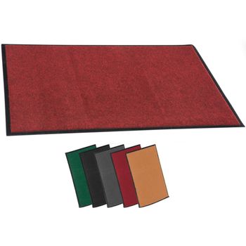 Clp Alfombra Antideslizante Tela Rojo 40x60x2 Cm