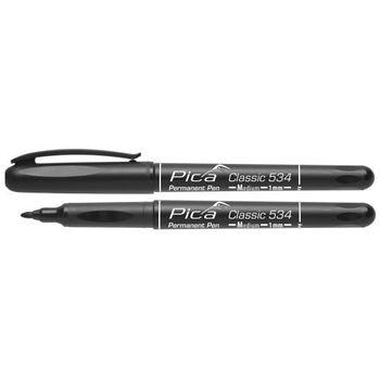 Pica-534/46/sb-marcador Permanente Classic Punta Media Negro En Blíster