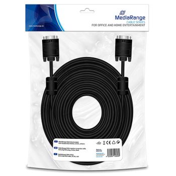 Mediarange - Cable S-vga Macho / Macho 25 Mts