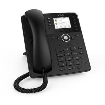 Teléfono Ip Fija Telefono Snom D735 W/o Ps Black