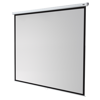 Pantalla de proyector manual 120 pulgada HOMCOM 244x0x183 cm  blanco_001-009V01WT