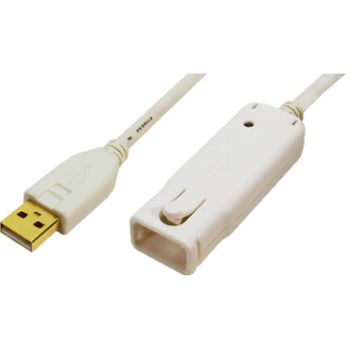 Cable Extensor Usb 12m Amacho-ahembra Amplificado Logilink