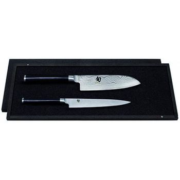 Kai Estuche 2 Cuchillos Shun, Santoku/fileteador