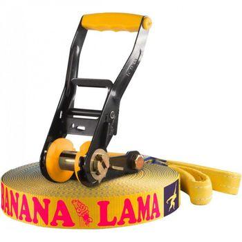 Set Slackline Banana Lama - Protección De Árboles -15m