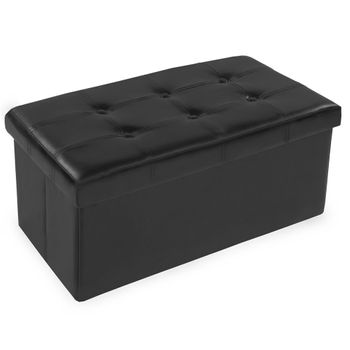 Taburete Plegable CARREFOUR HOME 30x30x45 cm - Negro