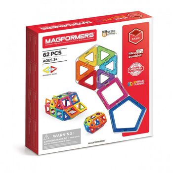 Caja Magformers De 62 Piezas.