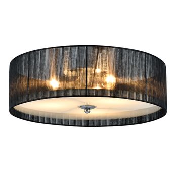 [lux.pro] Luz De Techo - Iluminación Colgante - Negro/blanco (3 X E27) - Lámpara