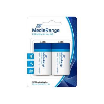 Mediarange Pila Alcalina D Pack 2 Uds (lr20)