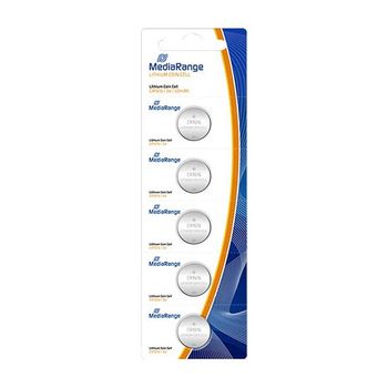 Mediarange Cr1616 3v Pila Litio De Botón Mrbat135 Pack De 5