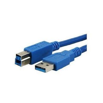 Mediarange - Cable Impresora Usb 3.0 1.8mts Azul