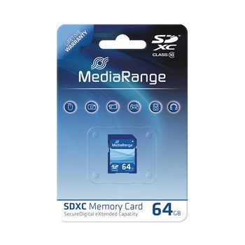 Mediarange Tarjeta Sdxc 64gb Clase 10