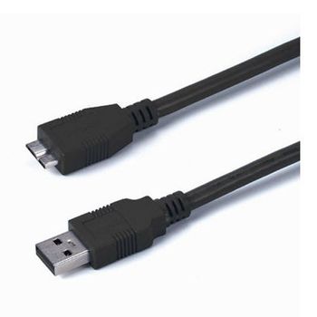 Mediarange - Cable Usb 3.0 A Micro Usb 3.0 Tipo B Negro 1mtr