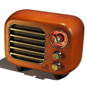 Radio 3 – Altavoz Bluetooth/fm En Madera De Cerezo