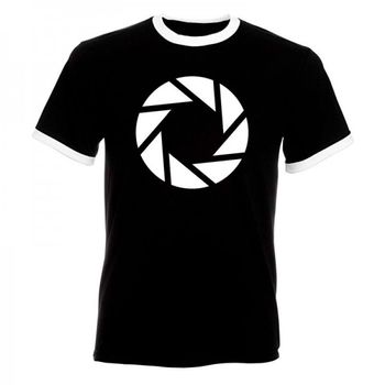 Camiseta Aperture Symbol Portal 2 - Talla: Xl - Acabado: Unico