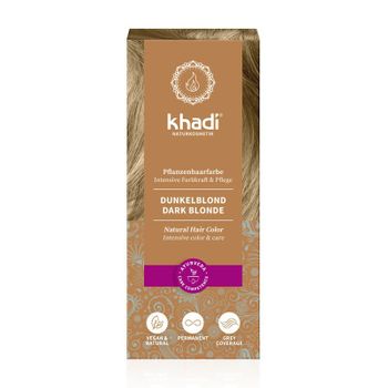 Tinte Herbal Rubio Oscuro/ceniza 100g Khadi