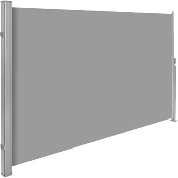 Toldo Lateral Extensible De Aluminio - 180 X 300 Cm, Gris