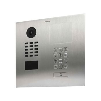 Videoportero Ip Con Panel De Información Premontado - Doorbird D2101kh Stainless Steel Saltwater