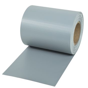 Rollo Aislante De Pvc Con Clips De Sujeción - 35 M, Gris