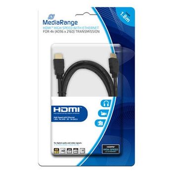 Mediarange Cable Hdmi Con Ethernet 1.8mts