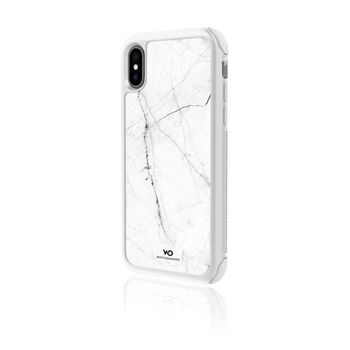 Hama Tough Marble Custodia Per Cellulare 14,7 Cm (5.8') Cover Nero, Bianco