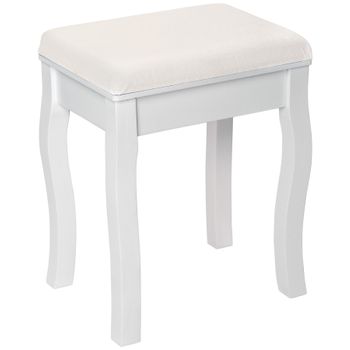 2 Taburetes Tocador Para Rincones Atmosphera Blanco 35 X 28 X 46 Cm con  Ofertas en Carrefour