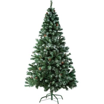 Árbol De Navidad Artificial Con Soporte - 180 Cm, 705 Ramas Y Ramificaciones , Verde